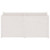 vidaXL Garden Planter White Solid Pinewood Large Durable A949-810755