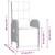 vidaXL Garden Dining Set Black A949-3185175