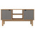TV Cabinet Brown and grey Solid pinewood, engineered wood A949-348595