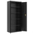 vidaXL File Cabinet Black Powder-coated steel Extra High File Cabinet A949-339762