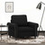 vidaXL Sofa Chair Black Velvet, Metal Single Durable Armchair A949-359514