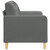vidaXL 2-seater Sofa Dark grey Fabric (100% polyester), metal, textilene A949-359084