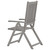 Garden Chair Set of 8 Grey Solid Acacia wood Standard A949-3075148