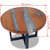 vidaXL Coffee Table Multicolor Solid Teak Wood, Mango Wood, Resin Medium A949-243466