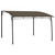 vidaXL Sunshade Awning Taupe Powder-coated steel, 100% polyester A949-312254