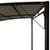 vidaXL Sunshade Awning Taupe Powder-coated steel, 100% polyester A949-312254