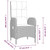 vidaXL Garden Dining Set Grey A949-3185083