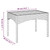 vidaXL Garden Dining Set Grey A949-3185083