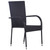 vidaXL Garden Dining Set Black A949-3156656