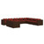 vidaXL Garden Lounge Set Brown A949-3102515