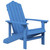 Garden Chair Aqua blue High Density Polyethylene Standard Durable A949-318640