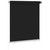 vidaXL Roller Blind Black High-density polyethylene (HDPE) 47.2 x 55.1 in A949-312942