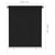 vidaXL Roller Blind Black High-density polyethylene (HDPE) 47.2 x 55.1 in A949-312942