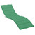 vidaXL Sun Lounger Cushion Green Oxford fabric (100% polyester) Extra Long A949-314208