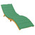 vidaXL Sun Lounger Cushion Green Oxford fabric (100% polyester) Extra Long A949-314208
