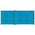 vidaXL Highback Chair Cushion Set of 4 Blue 100% Polyester A949-43184