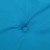 vidaXL Highback Chair Cushion Set of 4 Blue 100% Polyester A949-43184