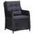 vidaXL Garden Dining Set Black A949-3099560