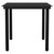 vidaXL Garden Dining Set Black A949-3099560