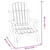 vidaXL Garden Chair Burned wood look Solid Spruce Wood Standard Durable A949-363344