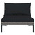 vidaXL Garden Lounge Set Dark Grey, Black A949-3099909