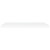 vidaXL Wall Shelf Set of 4 White Honeycomb MDF, metal 35.4 in long A949-323819