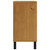 vidaXL Drawer Cabinet Oak Solid pine wood Medium Drawer Cabinet A949-357816