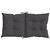 vidaXL Lowback Chair Cushion Set of 6 Melange Anthracite 100% Polyester A949-4002378
