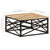 vidaXL Coffee Table Brown Solid Mango Wood, Steel Medium Coffee Table A949-287364