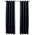 vidaXL Blackout Curtains with Rings 2 pcs Black 54"x63" Fabric A949-134837
