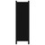 vidaXL 3-Panel Room Divider Black 59.1"x70.9" A949-320718