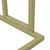 vidaXL Towel Rack Gold Iron Medium Towel Rack Rectangular Modern A949-343089