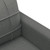 vidaXL Sofa Set Dark Grey Fabric (100% polyester), metal, plywood Large A949-3201259