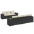vidaXL Garden Sofa Set Black, Cream White A949-3225349