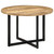 vidaXL Dining Table Brown and black Solid mango wood, powder-coated iron A949-338479