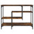 vidaXL Console Table Smoked oak Engineered wood, metal Medium A949-837789