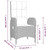 vidaXL Garden Dining Set Grey PE rattan Large Garden Dining Set A949-3185026