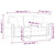 vidaXL 2-seater Sofa Black A949-3200925