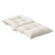 vidaXL Lowback Chair Cushion Set of 6 Melange cream 100% polyester A949-4002387