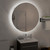 vidaXL Bathroom Cabinet White Engineered wood, glass, PVC, copper Medium A949-345587