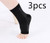 Color: Black3pcs, Size: S M - Ankle Foot Angel anti fatigue compression foot sleeve Q119-CJNSFJWZ00019-Black3pcs-S M