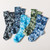 Starry Skull Tie Dye Socks Q119-CJNSFJWZ00696