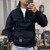 Retro Tough Guy Zipper Fleece-lined Thickened Work Clothes Motorcycle Hooded Jacket Q119-CJWY2220470
