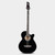 Glarry GMB101 4 string Electric Acoustic Bass Guitar w/ 4-Band Equalizer EQ-7545R Black T575-S0671270449