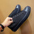 Color: 6621black on black, Size: 44 - Sports Trend Canvas Casual High-top Cloth Shoes Q119-CJNS120341030DW