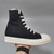 Color: Black canvas, Shoe size: 35 - 19SS High Top Shoes Secondary Line High Top Canvas Five Mangs  Q119-CJNS166387001AZ
