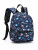 Color: black, Size: 13 inches - Casual Kids Backpack Dinosaur School Bag Travel Rucksack Cartoon Ki F640-12000037053762494