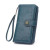 Color: Orange - Purse Vintage Solid Color Oil Wax Hollowed Out Wallet Multifunction Large Capacity  F640-12000038865810680