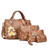 Picture-in-the-mother Bag Four-piece Woven Bear Lady Handbag European And American Fashion One Shou Q119-CJNS1200262