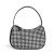 Niche Design Half Moon Shape Stitching Shoulder Bag Lattice Armpit Bag Fashion Baguette Bag Women Q119-CJNS1203500